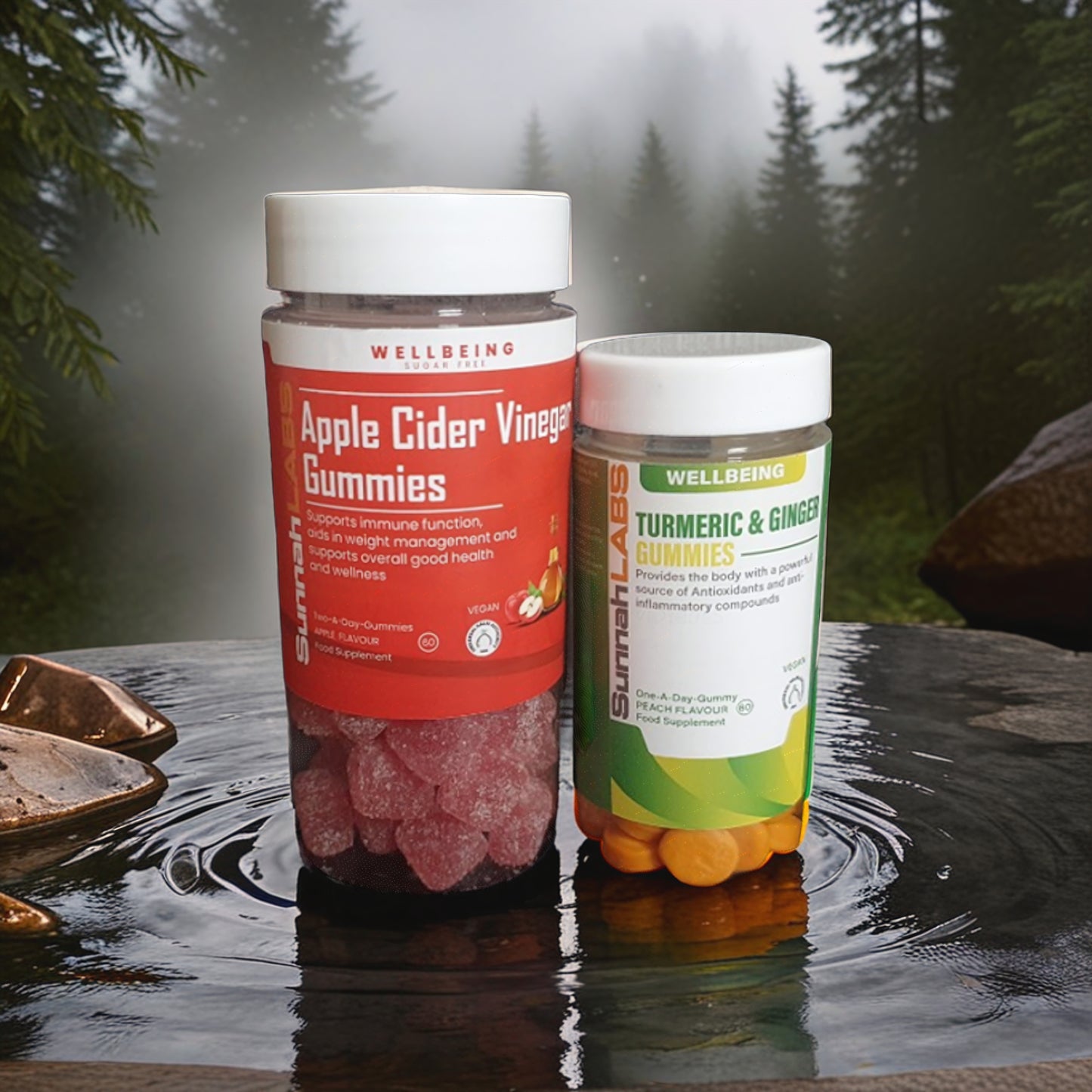 Wellness Gummies Duo (ACV, Turmeric & Ginger)