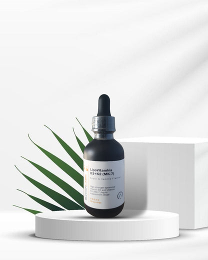LipoVitamins D3+K2 MK-7 Dropper Bottle (Apple & Vanilla)