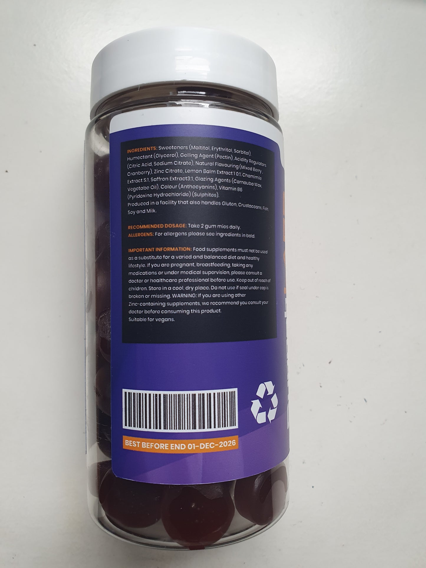 Saffron Nights Gummies (Sugar Free)