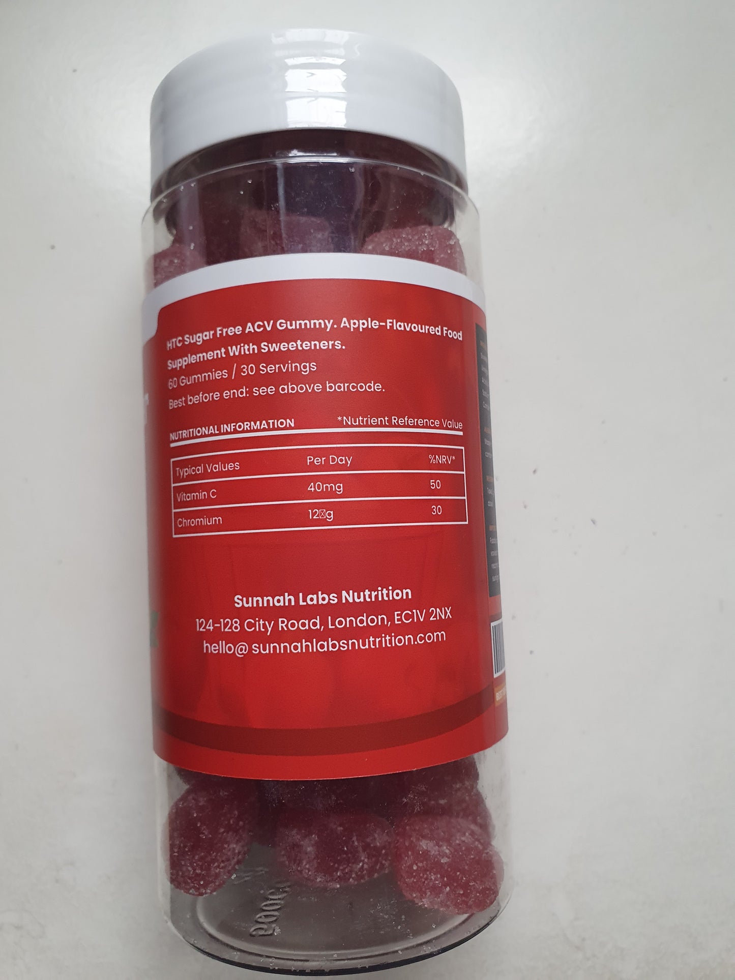 Apple Cider Vinegar Gummies (Sugar Free)