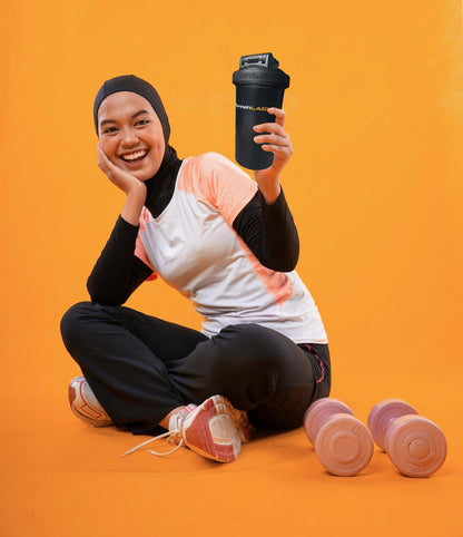Black Shaker Bottle