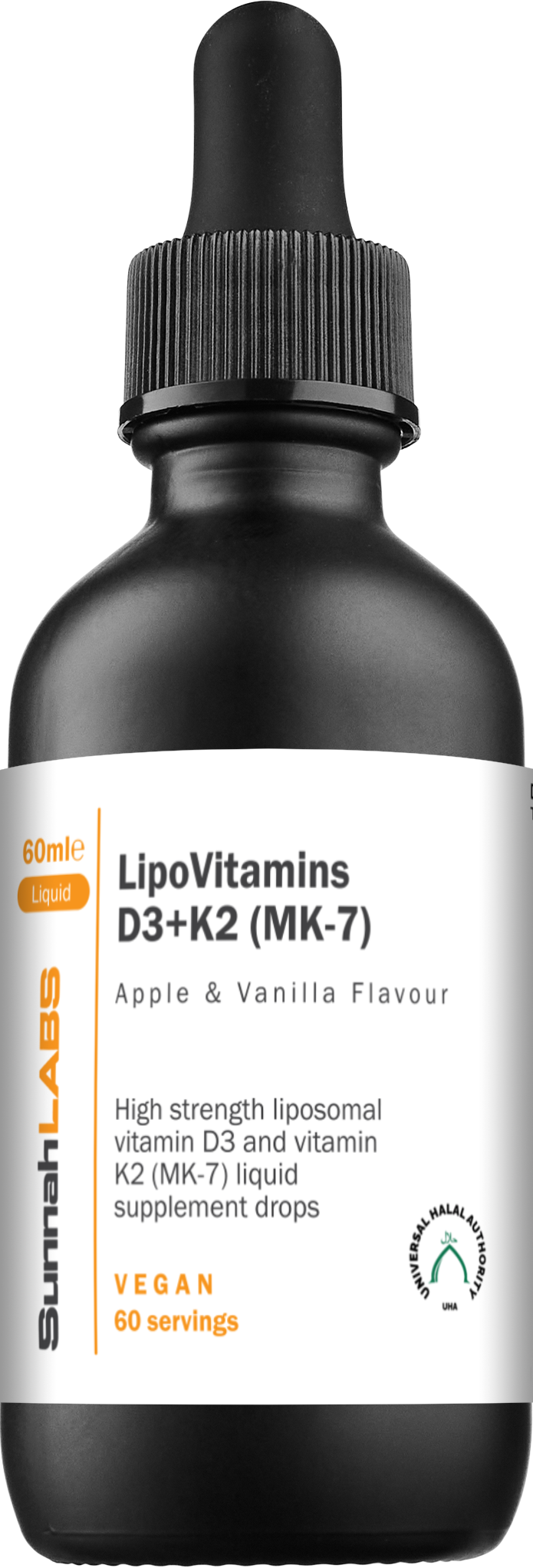 LipoVitamins D3+K2 MK-7 Dropper Bottle (Apple & Vanilla)