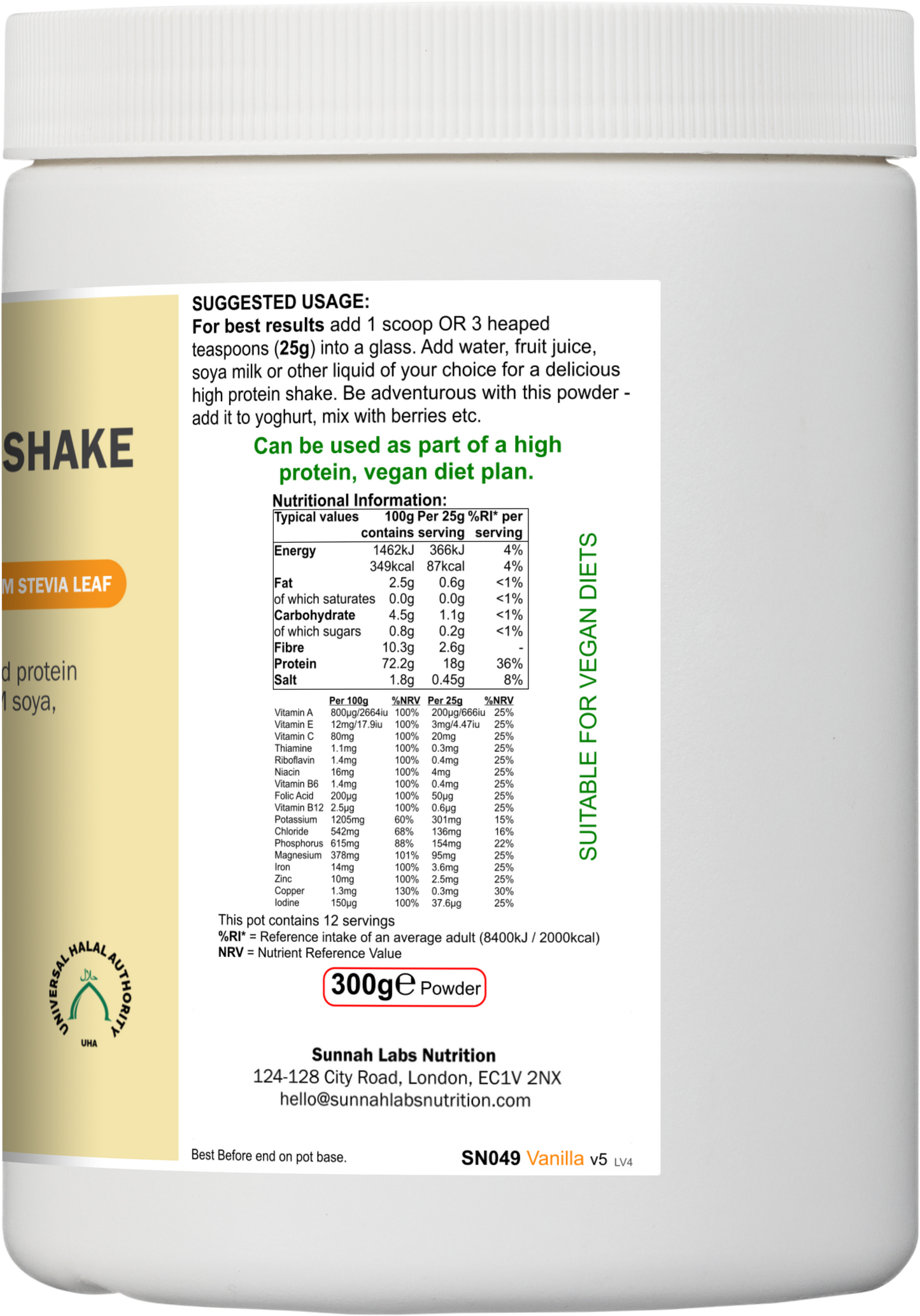 Lean ISO Shake - Vanilla/Chocolate