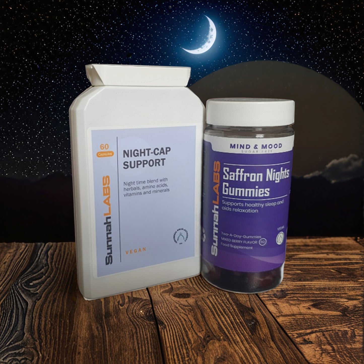 Mind & Mood Duo (Saffron Nights + Night-Cap Support)